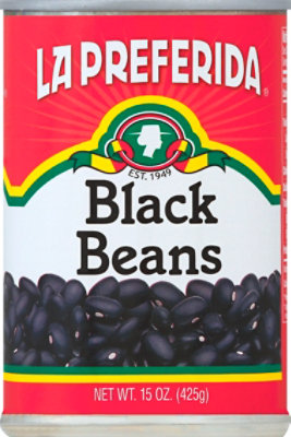 La Preferida Beans Black Can - 15 Oz - Image 2