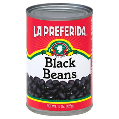 La Preferida Beans Black Can - 15 Oz - Image 1