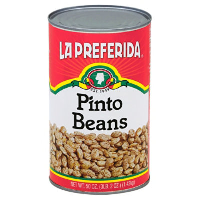 La Preferida Beans Pinto Can - 50 Oz - Image 1