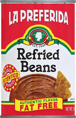 La Preferida Beans Refried Authentic Fat Free - 16 Oz - Image 1