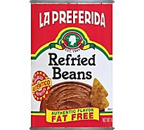 La Preferida Beans Refried Authentic Fat Free - 16 Oz