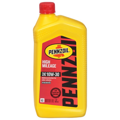 Pennzoil Motor Oil High Mileage 10w-30 - Quart - Image 3