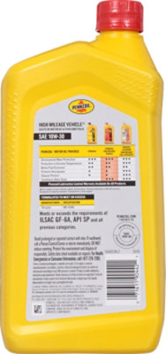 Pennzoil Motor Oil High Mileage 10w-30 - Quart - Image 4