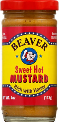 Beaver Brand Mustard Sweet Hot - 4 Oz - Image 2
