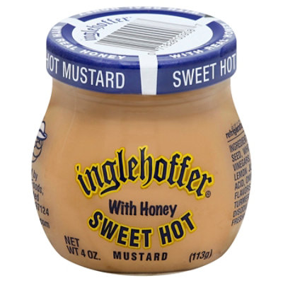 Inglehoffer Mustard Sweet Hot with Honey - 4 Oz - Image 1