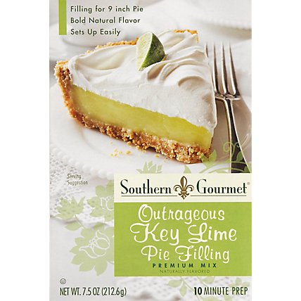 Southern Gourmet Pie Filling Mix Premium Outrageous Key Lime - 7.5 Oz - Image 2