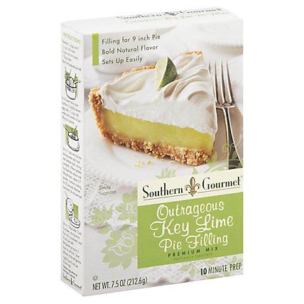 Southern Gourmet Pie Filling Mix Premium Outrageous Key Lime - 7.5 Oz - Image 1