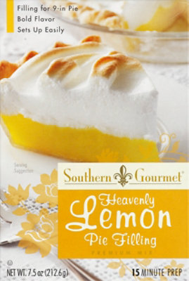 Southern Gourmet Pie Filling Mix Premium Heavenly Lemon - 7.5 Oz - Image 2