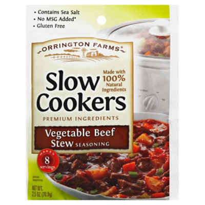 Orrington Farms Slow Cookers Seasoning Vagetable Beef Stew - 2.5 Oz