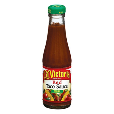 La Victoria Sauce Taco Red Mild Bottle - 8 Oz - Image 3