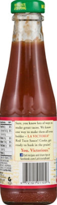 La Victoria Sauce Taco Red Mild Bottle - 8 Oz - Image 6