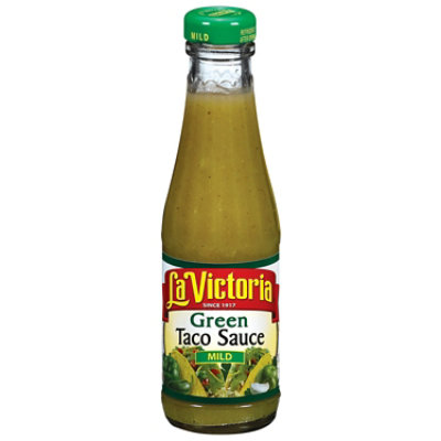 La Victoria Sauce Taco Green Mild Bottle - 8 Oz - Image 3