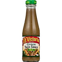 La Victoria Sauce Taco Green Mild Bottle - 8 Oz - Image 2