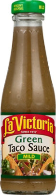 La Victoria Sauce Taco Green Mild Bottle - 8 Oz - Image 2