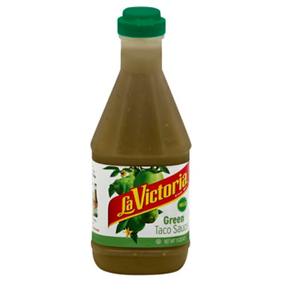 La Victoria Sauce Taco Green Medium Bottle - 15 Oz
