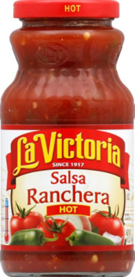 La Victoria Salsa Ranchera Hot Jar - 16 Oz - Image 2