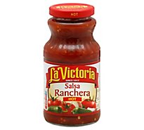 La Victoria Salsa Ranchera Hot Jar - 16 Oz
