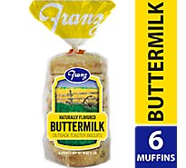 Franz Toaster Biscuit Outback Buttermilk 6 Count - 16 Oz