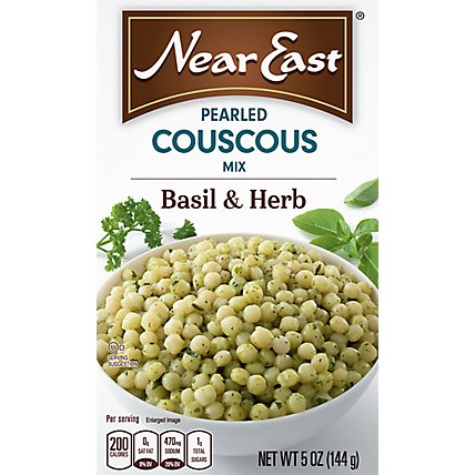 Near East Couscous Pearled Mix Basil & Herb Box - 5 Oz - Image 2