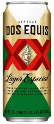 Dos Equis Mexican Lager Beer Single Can - 24 Fl. Oz. - Image 2