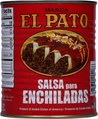El Pato Sauce Enchilada Red Chili Can - 28 Oz - Image 5