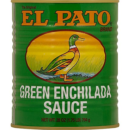 El Pato Sauce Enchilada Green Chili Can - 28 Oz - Image 2