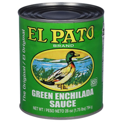 El Pato Sauce Enchilada Green Chili Can - 28 Oz - Image 1