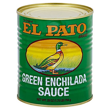 El Pato Sauce Enchilada Green Chili Can - 28 Oz - Image 1