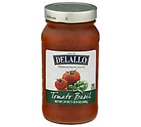 DeLallo Ultimate Sauce Collection Sauce Tomato Basil Jar - 26 Oz