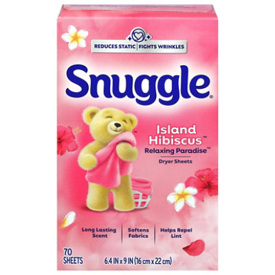 Snuggle Exhilarations Fabric Softener Island Hibiscus & Rainflower Box - 70 Count