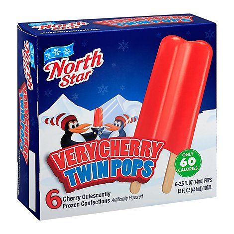 North Str Cherry Twinpop - 6-2.5 Oz