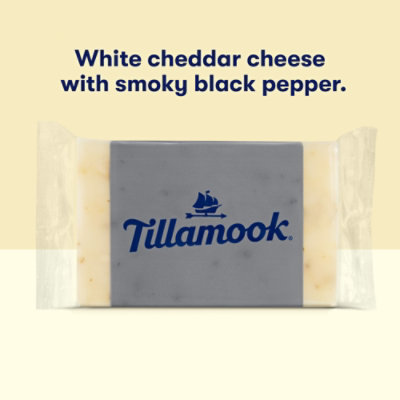 Tillamook Smoked Black Pepper Cheese Snack Portions 10 Count - 7.5 Oz - Image 2