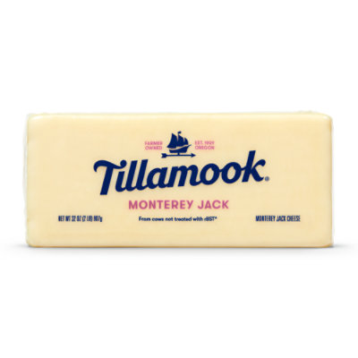 Tillamook Monterey Jack Cheese Block - 2 Lb - Safeway