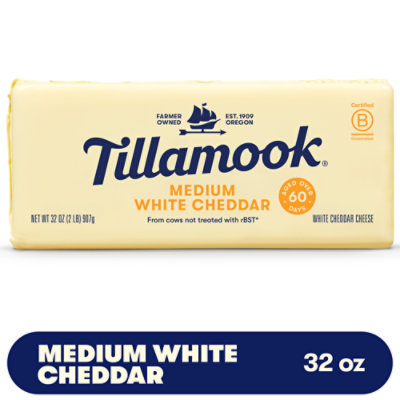 Tillamook Cheese Medium White Cheddar - 32 Oz - Image 1