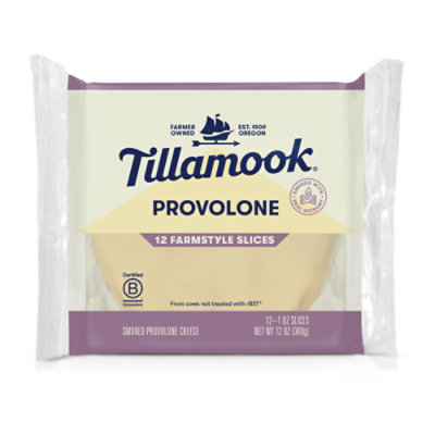 Tillamook Smoked Provolone Cheese - 12 Oz