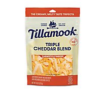 Tillamook Farmstyle Thick Cut Triple Cheddar Cheese Blend Shredded Cheese - 8 Oz