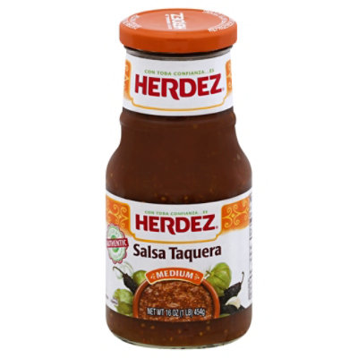 Herdez Salsa Taquera Jar - 16 Oz - Image 1