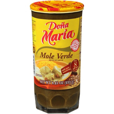 DONA MARIA Sauce Mexican Mole Verde Jar - 8.25 Oz - Image 3