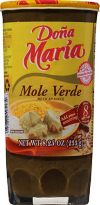 DONA MARIA Sauce Mexican Mole Verde Jar - 8.25 Oz - Image 2