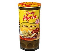 DONA MARIA Sauce Mexican Mole Verde Jar - 8.25 Oz