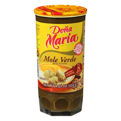 DONA MARIA Sauce Mexican Mole Verde Jar - 8.25 Oz