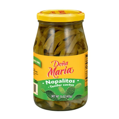DONA MARIA Nopalitos Tender Cactus Jar - 15 Oz