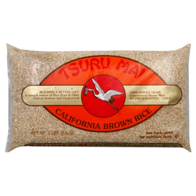 Tsuru Mai Rice Brown California - 5 Lb