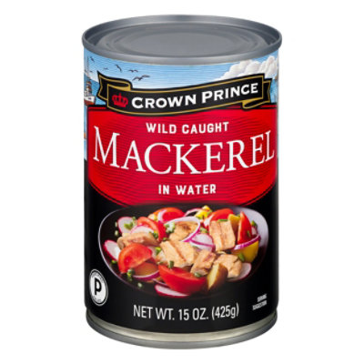 Crown Prince Mackerel Jack in Water - 15 Oz