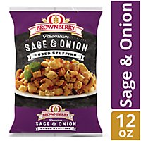 Brownberry Sage & Onion Cubed Stuffing - 12 Oz - Image 1
