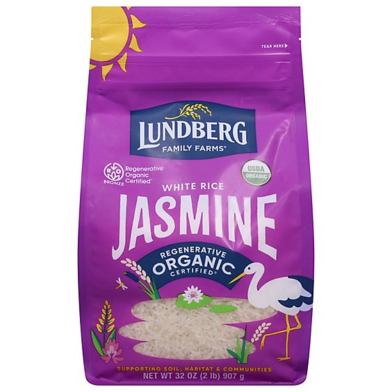 Lundberg Essences Rice Organic White California Jasmine - 32 Oz