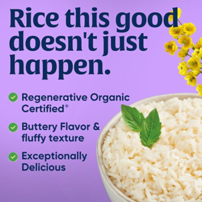 Lundberg Family Farms Regenerative Organic Certified California White Jasmine Rice - 32 Oz - Image 3