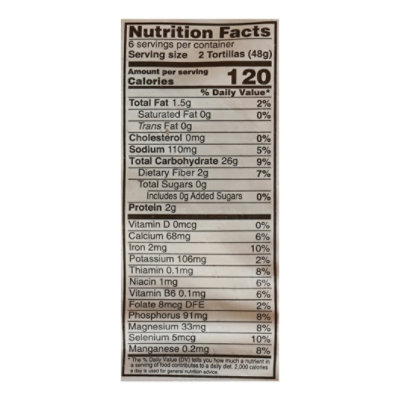 Food For Life Tortillas Organic Corn Sprouted Wheat Free Bag 12 Count - 10 Oz - Image 3