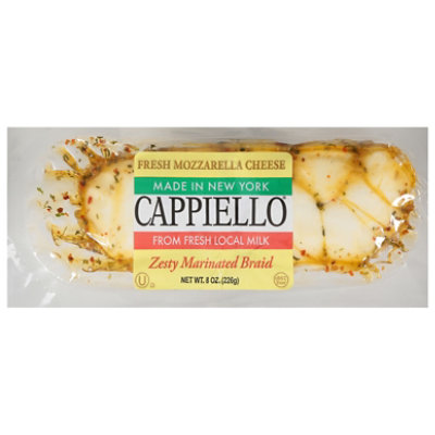 Cappiello Mozzarella Marinated Braided - 8 Oz