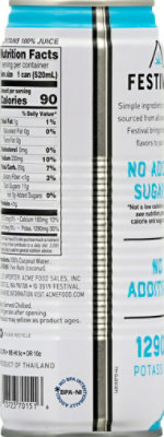 Festival Coconut Water Pure - 17.5 Fl. Oz. - Image 6